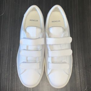 Moncler Velcro Slip On Sneakers (WHT)